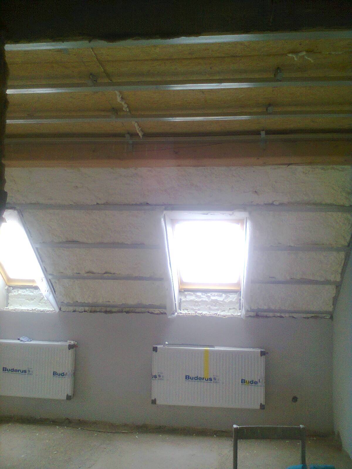 Zateplení podkroví v Lipina